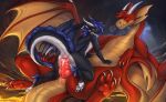 2026 anal anal_penetration anthro anthro_on_feral anthro_penetrated anus bestiality biped blush bodily_fluids butt claws cum cum_in_ass cum_inside digital_drawing_(artwork) digital_media_(artwork) dragon duo erection feet feral feral_penetrating feral_penetrating_anthro feral_penetrating_male fingers genital_fluids genitals hair hi_res horn male male/male male_on_anthro male_on_feral male_penetrated male_penetrating male_penetrating_anthro male_penetrating_male mythological_creature mythological_scalie mythology nova_(bleuwolfy) padjetxharrington penetration penile penile_penetration penis penis_in_ass scalie sex tail teeth toes tongue wings