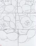 2024 anthro belly big_belly big_breasts big_butt bottomwear bra breasts butt canid canine canis clothing comic coyote deep_navel duo english_text female fur hair hi_res huge_belly huge_breasts huge_butt june_coyote macro mammal morbidly_obese morbidly_obese_anthro navel obese obese_anthro open_mouth overweight overweight_anthro panties procyonid raccoon sketch sound_effects teeth text topwear traditional_media_(artwork) underwear virus-20