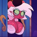 2025 2_horns areola areola_slip asmodeus_assistant big_areola big_breasts big_eyes big_glasses big_nipples black_eyebrows black_eyes black_eyewear black_glasses blagoo breasts brown_horn brown_horn_tip brown_markings cartoon_freckles clothed clothed_female clothed_humanoid clothing curved_horn demon demon_humanoid digital_media_(artwork) dipstick_horn dress eyebrow_through_hair eyebrows eyelashes eyewear female freckled_face freckles glasses glistening glistening_areola glistening_breasts glistening_nipples hair hellaverse helluva_boss horn horn_markings horned_humanoid huge_areola huge_breasts huge_nipples humanoid humanoid_pointy_ears ineffective_clothing light_areola light_body light_hair light_markings light_nipples light_skin long_eyelashes looking_at_viewer markings monotone_hair mouth_closed multicolored_horn nipple_dip nipple_slip nipples not_furry peek peeking_through_door pink_areola pink_nipples pointy_ears puffy_nipples red_body red_breasts red_ears red_horn red_skin round_glasses screencap_edit short_hair solo succubus thick_eyelashes thin_eyebrows third-party_edit three-quarter_view translucent translucent_clothing translucent_dress translucent_hair two_tone_horn white_clothing white_dress white_hair yellow_sclera