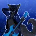 1:1 cosmic_background electric_guitar guitar hi_res machine male musical_instrument plucked_string_instrument protogen solo star starry_background string_instrument watch_dogs_2