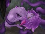  2016 5_toes abdominal_bulge animated anthro breasts butt cum cum_in_pussy cum_inside duo eyes_closed female fingers fur grass hair humanoid lactating league_of_legends long_ears loop mammal mayhem_(artist) monster nipples no_sound nude open_mouth penetration purple_fur purple_hair purple_skin restrained riot_games sex short_hair simple_background small_breasts suspension sweat sweatdrop teeth tentacle_monster tentacles toes tongue tongue_out tristana_(lol) vaginal vaginal_penetration vel&#039;koz_(lol) video_games yellow_eyes yordle 