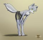  canine cub male mammal rubber shiny short tobby tobby_wolf(cubrubber) wolf young 