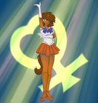  anthro equine fan_character female horse mammal marsminer my_little_pony pony sailor_moon_(series) solo venus_spring 