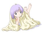  akazukin_chacha feet purple_hair sheet yakko 
