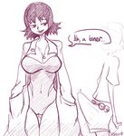  1boy 1girl breasts erection erection_under_clothes monochrome pokemon pokemon_(anime) tagme uchikido_(pokemon) 