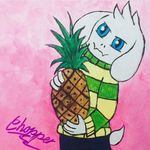  aesthetics asriel azzie food fruit invalid_color invalid_tag one_piece pineapple tony_tony_chopper undertale vaporwave video_games 