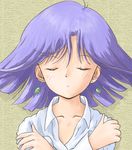  akazukin_chacha eyes_closed head purple_hair yakko 