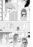  ajirogasa alternate_costume animal_ears bunny_ears comic dress ear_clip greyscale hat kaisenpurin long_hair low-tied_long_hair low_twintails monochrome multiple_girls page_number reisen_udongein_inaba seiran_(touhou) touhou translated twintails 