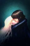  2girls batman_(series) black_hair blonde_hair cassandra_cain dc_comics hug kathrynlayno kiss long_hair multiple_girls short_hair stephanie_brown yuri 