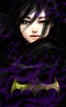  1girl 89g batman_(series) black_bat black_hair cassandra_cain dc_comics 