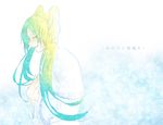  1girl capelet dress eyes_closed fenimore_xelhes long_hair open_mouth tales_of_(series) tales_of_legendia twintails 