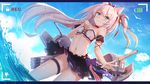  adapted_costume american_flag american_flag_print animal_ears azur_lane bare_shoulders blush breasts byakuya_reki choker cleavage cross-laced_clothes detached_sleeves dutch_angle embarrassed eyebrows_visible_through_hair flag_print hammann_(azur_lane) long_hair looking_at_viewer md5_mismatch medium_breasts navel panties pantyshot pantyshot_(standing) pink_hair puffy_short_sleeves puffy_sleeves recording remodel_(azur_lane) ribbon rigging short_sleeves solo standing striped striped_panties underwear 