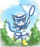  artist_request blue_eyes boots cat cat_busters furry open_mouth 