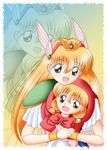  akazukin_chacha blonde_hair chacha head hood hugging magical_princess 