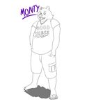 anthro baron_montesque bear invalid_tag male mammal monty_brillenbar overweight slightly_chubby solo spectacled_bear standing 