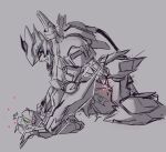 blush bodily_fluids cum cum_in_vagina cum_inside feet_on_shoulders female female_on_bottom from_front_position fucked_silly genital_fluids green_eyes guide_lines gundam gundam_aerial gundam_barbatos gunplanicans heart_symbol hi_res legs_up living_machine looking_pleasured lying machine male male/female male_on_top mecha missionary_position mobile_suit mobile_suit_gundam mobile_suit_gundam:_iron_blooded_orphans mobile_suit_gundam_the_witch_from_mercury monochrome motion_lines on_back on_bottom on_top orgasm red_eyes red_heart robot robotic_arms robotic_legs sex sketch