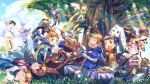  4girls 6+boys absurdres ai_(digimon_tamers) akiyama_ryo animal_ears antennae bandana bandana_around_neck belt black_eyes black_hair black_sclera blue_eyes blue_hair blue_hoodie blush_stickers body_fur bread brother_and_sister brown_eyes brown_fur brown_hair claws closed_eyes closed_mouth cloud cloudy_sky colored_sclera commentary_request culumon dappled_sunlight demon_tail denim digimon digimon_(creature) digimon_on_head digimon_tamers digital_hazard dinosaur dragon dress eating english_text everyone facial_mark floppy_ears food food_on_face fox_ears fox_girl fox_tail furry furry_female glasses gloves goggles goggles_on_head grass green_dress green_eyes green_fur group_picture guardromon guilmon hanging hayashida_chiyo heart heart_print highres holding holding_food holding_toy_gun holy_ring hood hoodie horns impmon in_tree jeans katou_juri kitagawa_kenta laughing lee_jianliang lee_shaochung light_rays lop_rabbit_ears lopmon makino_ruki makoto_(digimon_tamers) marinangemon matsuda_takato messy_eater monodramon multiple_boys multiple_girls multiple_horns neck_fur neck_tuft non-humanoid_robot on_ground open_mouth orange_vest outdoors pants picnic picnic_basket pink_fur pink_wings ponytail purple_sleeves rabbit_ears red_bandana red_gloves renamon revision robot sharp_teeth shiota_hirokazu shirt short_hair short_twintails siblings single_horn sitting sitting_in_tree sitting_on_branch sky sleeping smile socks solid_eyes spiked_hair sunbeam sunlight tail teeth terriermon toy_gun tree twintails two-tone_fur vest visor_cap white_fur wings wristband yellow_eyes yellow_fur yellow_socks 