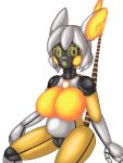 3:4 alpha_channel anthro big_breasts breasts faelocke fakemon fan_character female future_pokemon generation_1_pokemon genitals heart_symbol julia_sparks_(faelocke) nintendo paradox_pokemon pokemon pokemon_(species) pokemorph raichu robot_anthro screen screen_face solo vulva