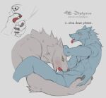 2024 anthro anthro_on_anthro blush canid canine canis claws dialogue digital_media_(artwork) duo english_text erection fellatio finger_in_mouth fur larger_male larger_penetrated male male/male male_anthro male_penetrated mammal mythological_canine mythological_creature mythology nude nude_male open_mouth oral penetration penile penis_in_mouth sex simple_background size_difference smaller_male teeth text thumb_in_mouth tongue tongue_out url werecanid werecanine werecreature werewolf wolf zephyxus