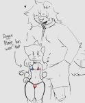 2026 american_flag_bikini anthro bell bell_collar big_penis bikini bikini_bottom bikini_top bovid canid canine caprine casey_(clementyne) clementyne clothed clothing collar digital_media_(artwork) drawpile_(artwork) duo femboy flag_bikini flag_swimwear genitals goat hand_on_shoulder heart_symbol holding_leash holding_object leash male mammal penis penis_size_difference pseudokym questionable_consent size_difference sketch skimpy skimpy_bikini slightly_chubby swimwear thick_thighs two-piece_swimsuit uncomfortable wide_hips