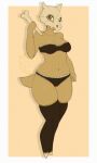 2018 abs anthro anthrofied black_clothing black_legwear black_panties black_thigh_highs black_underwear bra breasts cheezayballz cleavage clothed clothing cubone digital_drawing_(artwork) digital_media_(artwork) female frilly frilly_clothing frilly_panties frilly_underwear front_view generation_1_pokemon hi_res legwear looking_at_viewer medium_breasts nintendo non-mammal_breasts panties pokemon pokemon_(species) pokemorph scalie solo squish standing strapless_bra strapless_clothing strapless_underwear thick_thighs thigh_highs thigh_squish underwear underwear_only wide_hips