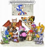 2026 amy_rose anthro belly blaze_the_cat blue_body breasts bunnie_rabbot clothing eulipotyphlan female gloves group handwear hedgehog hi_res horn idw_publishing kaiju killboo macro male mammal overweight rouge_the_bat sally_acorn sega sonic_boom sonic_riders sonic_the_hedgehog sonic_the_hedgehog_(comics) sonic_the_hedgehog_(idw) sonic_the_hedgehog_(series) speech_bubble sticks_the_jungle_badger surge_the_tenrec text vanilla_the_rabbit wave_the_swallow wings