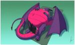 2020 ambiguous_gender belly big_belly bodily_fluids claws dragon duo feral genital_fluids genitals hi_res horn huge_belly hyper hyper_belly looking_pleasured mythological_creature mythological_scalie mythology owligatorstudios same_size_vore scalie stretched_vagina tongue tongue_out unbirthing vaginal vaginal_fluids vaginal_head_gulp vore vulva wings