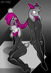 2026 2_horns absurd_res anthro blush bodysuit bovid caprine clothed clothed_anthro clothed_male clothing darkner deltarune disembodied_hand duo eyewear femboy glasses goat hi_res horn latex latex_bodysuit latex_clothing latex_skinsuit male mammal null_bulge null_symbol pink_scarf ralsei rem_phase scarf skinsuit solo_focus tail tight_clothing undertale_(series) wearing_glasses