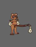 absurd_res animal_crossing anthro balls big_penis canid canine condom filled_condom genitals glans hi_res huge_penis humanoid_genitalia humanoid_penis hyper hyper_genitalia hyper_penis male mammal nintendo panvino penis raccoon_dog sexual_barrier_device simple_background solo tanuki tom_nook_(animal_crossing) wearing_condom