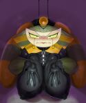 5:6 absurd_res areola arthropod big_breasts biped black_breasts blush breasts butt chain female front_view green_eyes green_sclera hand_on_breast hi_res huge_breasts humanoid machine mdthetest my_life_as_a_teenage_robot nickelodeon nipples not_furry pupils robot robot_humanoid thick_thighs vexus