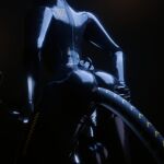 1:1 3d_(artwork) anal anthro balls bodysuit bounddev butt butt_focus canid canine clothing digital_media_(artwork) fox genitals hi_res holding_own_butt holding_own_penis holding_penis latex latex_bodysuit latex_clothing latex_penis latex_skinsuit male mammal missing_tail niko_(bounddev) penis saggy_balls skinsuit solo tight_clothing tube_in_ass urethral_tube zipper