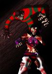  aoimaru2 capcom crossover freddy_krueger juri_han nightmare_on_elm_street street_fighter 