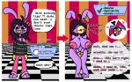 accessory alpha_channel animal_humanoid anthro big_breasts bimbofication body_modification bow_(feature) breast_expansion breasts brown_hair checkered checkered_floor clothing clothing_removed comic covering covering_crotch dark_hair duo english_text expansion eyeless female forced glitch_productions gooseworx's_post-transition_jax_design hair hair_accessory hair_over_eyes hair_ribbon huge_breasts human humanoid humiliation hyper hyper_lips identity_death inner_monologue instant_loss_2koma jax_(tadc) lagomorph lagomorph_humanoid leporid lips mammal mammal_humanoid nude nude_anthro nude_female pinkyjane pomni_(tadc) purple_body rabbit ribbons sequential_arrow solo striped_wall text the_amazing_digital_circus thick_lips thinking transformation vote