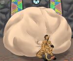 2026 ambiguous_gender ambiguous_prey anthro belly big_belly big_breasts black_hooves black_mane black_nipples black_nose black_tail_tuft breasts brown_tail_tuft butt butt_grab duo equid equine felid female fur hand_on_butt hi_res hooves huge_belly hybrid hyena hyper hyper_belly inner_ear_fluff inside lion mammal mane multicolored_body multicolored_fur multiple_prey nahliyet_(asofyeun) nipples orange_body orange_fur orange_tail pantherine spots spotted_hyena stained_glass stained_glass_window stripes tail tail_grab tail_tuft tan_inner_ear_fluff tan_tail tuft unbirthing vaginal vaginal_tail_gulp vore warlus window zebra