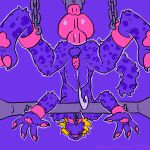 1:1 anal animal_genitalia anthro balls bdsm bodily_fluids bound chastity_device claws collar cum dominant erection feet felid fur genital_fluids genitals knot male mammal misterkittens nude pantherine pawpads paws penetration penis restraints sebi sex submissive