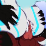 2023 5_fingers anal anal_penetration animal_genitalia animal_penis anthro anthro_on_anthro anthro_penetrated anthro_penetrating anthro_penetrating_anthro arctic_wolf balls black_body black_claws black_fur blue_markings blue_tail bodily_fluids butt canid canine canine_genitalia canine_penis canis character_request claws close-up colored cum cum_in_ass cum_inside digital_drawing_(artwork) digital_media_(artwork) duo english_description erection excessive_cum excessive_genital_fluids faceless_anthro faceless_character faceless_female faceless_male felid female female_anthro female_penetrated finger_claws fingers fluffy fluffy_tail fur genital_fluids genitals gradient_background hi_res holding_butt hybrid knot knotted_penis leopard long_tail male male/female male_anthro male_penetrating male_penetrating_female mammal markings monstergirlreality multicolored_body multicolored_fur multicolored_tail nude nude_anthro nude_female nude_male pantherine penetration penile penile_penetration penis penis_in_ass red_balls red_body red_fur red_penis sex shaded shaking signature simple_background sweat sweatdrop tail trembling two_tone_body two_tone_fur white_body white_fur winter_(winterizedleopard) wolf
