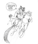 2026 anthro black_and_white black_body black_fur character_creator cheek_tuft countershade_neck countershading dark_humor dialogue domestic_cat duo eyewear facial_tuft felid feline felis female flying fur glasses graphite_(artwork) gulonine helping holding_organ humor jack_salem kidney long_tail looking_at_another male mammal marten monochrome mustelid musteline organs parody pince-nez roz_gibson_(character) sable_(marten) savior speech_bubble speet superhero superhero_costume tail talking_to_another traditional_media_(artwork) transplant tuft whiskers