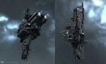  3d caldari_state_(eve_online) capital_ship_(eve_online) carrier carrier_(eve_online) commentary company_logo company_name concept_art dated droneboat_(eve_online) english_commentary eve_online flying force_auxiliary_(eve_online) glowing grey_background grey_theme highres ishukone_corporation_(eve_online) kwibl logo military_vehicle modo_(medium) multiple_views no_humans official_art photoshop_(medium) radio_antenna realistic science_fiction spacecraft support_ship_(eve_online) thrusters vehicle_focus vehicle_name 