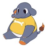 2024 ambient_arthropod ambient_insect ambient_ladybug animal_crossing anthro belly big_belly bottomless clothed clothing digital_drawing_(artwork) digital_media_(artwork) dizzy_(animal_crossing) elephant elephantid full-length_portrait grey_body hi_res hooves male mammal nintendo obese obese_anthro obese_male overweight overweight_anthro overweight_male portrait proboscidean proboscis_(anatomy) shirt shirt_only simple_background sitting smash-chu smile solo t-shirt t-shirt_only tail three-quarter_view topwear topwear_only trunk_(anatomy) unguligrade white_background yellow_clothing yellow_shirt yellow_t-shirt yellow_topwear