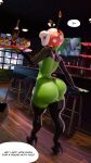 3d_(artwork) 4k 9:16 absurd_res alcohol anthro beverage big_butt black_clothing black_latex black_legwear black_thigh_boots black_thigh_highs boots bulge bunny_costume butt clothing container costume cup dialogue digital_media_(artwork) dododragon56 elemental_creature english_text flora_fauna footwear gender_confusion hi_res high_heels inside latex latex_boots latex_clothing latex_footwear latex_legwear latex_shrug_(clothing) latex_thigh_boots latex_thigh_highs latex_topwear legwear male mario_bros nintendo piranha_plant plant shoes shrug_(clothing) solo speech_bubble text thick_thighs thigh_boots thigh_highs topwear waiter wine