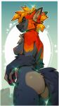 2026 4k 9:16 absurd_res anthro areola biped breasts butt canid canine claws digital_drawing_(artwork) digital_media_(artwork) female fingers fox fur hair hi_res looking_at_viewer mammal nipples nitani nude nude_anthro nude_female rear_view smile solo standing tail