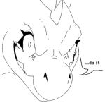 alien anthro black_and_white dialogue digital_drawing_(artwork) digital_media_(artwork) english_text glare glaring glaring_at_viewer halo_(series) headshot_portrait kig-yar kiggy looking_at_viewer male microsoft monochrome mukihyena portrait ruuhtian scalie simple_background smile smiling_at_viewer solo text xbox_game_studios