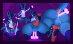 2024 abdominal_bulge absurd_res anal anal_masturbation anal_penetration animal_genitalia animal_penis anthro anus aura big_butt big_penis blep blue_body blue_fur bone butt canid canine canine_genitalia canine_penis chest_spike digital_drawing_(artwork) digital_media_(artwork) dildo double_anal double_penetration dreadlocks ediblecrustables fur generation_4_pokemon genitals head_tuft hi_res improvised_dildo improvised_sex_toy knot lucario male male_anthro mammal masturbation mostly_nude multiple_scenes night_(night_bandit) nintendo nude_anthro nude_male paws penetration penile penile_masturbation penis pokemon pokemon_(species) riding_dildo scarf scarf_only sex_toy shaded smile smiling_at_viewer solo spikes spikes_(anatomy) tongue tongue_out tuft