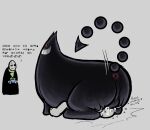 ambiguous_gender ambiguous_species anon anus balls balls_on_face bodily_fluids butt character_cipher cheshire_cat_(species) deep_throat deltarune domestic_cat excessive_genital_fluids excessive_precum face_fucking felid feline felis feral friend_(deltarune) gaster genital_fluids genitals grin group heterochromia human irrumatio male male/ambiguous mammal oral oral_penetration overweight overweight_feral penetration penile penis_in_mouth precum sex smile spade_tail sweat tail text throat_swabbing translated trio undertale undertale_(series) wingdings_text youtubepoopbirthday