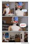 3d_(artwork) absurd_res animal_genitalia animal_penis anthro australian_shepherd balls bodily_fluids canid canine canine_genitalia canine_penis canis comic cum dialogue digital_media_(artwork) domestic_dog english_text erection genital_fluids genitals hair herding_dog hi_res incestuous_voyeur_(lore) male mammal nude open_mouth pastoral_dog penis scribble_note sheepdog solo tail text voyeur winterpaw_canine