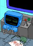 aquatic duo female for_a_head hi_res isakiv karen_plankton laboratory machine male nickelodeon object_head paper plankton_(species) robot screen screen_face screen_head sheldon_j._plankton spongebob_squarepants