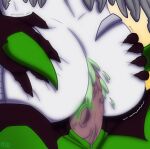 2023 anal anal_penetration angel anthro anthro_on_anthro anthro_penetrated anthro_penetrating anthro_penetrating_anthro arthropod azrael_(owlietomes) bayonetta black_body black_claws black_skin bodily_fluids butt claws close-up colored colored_cum cum cum_in_ass cum_inside digital_drawing_(artwork) digital_media_(artwork) duo english_description erection excessive_cum excessive_genital_fluids faceless_anthro faceless_character faceless_male fan_character feathered_wings feathers finger_claws genital_fluids genitals green_body green_cum green_skin grey_wings hi_res holding_butt hymenopteran insect interspecies light lighting male male/male male_anthro male_penetrated male_penetrating male_penetrating_male monstergirlreality multicolored_body multicolored_skin penetration penile penile_penetration penis penis_in_ass pink_penis platinumgames sex shaded shaking signature simple_background slit_penis tan_background trembling two_tone_body two_tone_skin unusual_bodily_fluids unusual_cum unusual_genital_fluids valkrar_(chaoschain) wasp white_body white_feathers wings