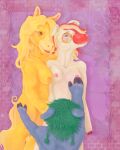 4:5 anthro areola blonde_hair blue_body blue_eyes blue_fur bodily_fluids breast_grab breast_squish breasts butt butt_grab colored cunnilingus digital_media_(artwork) dominant dominant_female equid equine exposed_breasts eye_roll female female/female fingering freddie_(wwormguts) fur green_hair grin group hair hand_on_breast hand_on_butt hi_res hoof_hands hooves horse looking_pleasured mammal musk nude nude_anthro nude_female oral peanut_gallery_(totalstinker) pony red_nose saliva salive_string seaweed_(totalstinker) sex smile squish sweat tongue tongue_out trio two_on_one vaginal wwormguts yellow_body