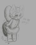 4:5 absurd_res anthro big_diaper blush bulge diaper diaper_fetish embarrassed feces felid feline flakey_(character) fluffy fluffy_tail greyscale half-closed_eyes hand_on_hip hi_res incontinence male mammal monochrome narrowed_eyes padded pencil_sketch prayhold_(artist) size_difference sketch slightly_chubby smaller_male smile soiled_diaper soiling solo tail text thick_thighs traditional_media_(artwork) unclean_diaper used_diaper wide_hips