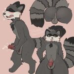 1:1 anthro anus balls black_markings black_nose blep blue_eyes bodily_fluids brown_eyes butt cheek_tuft chest_tuft claws colored_sketch cum cumshot ejaculation erection eyes_closed facial_tuft fur genital_fluids genitals grey_body grey_claws grey_fur hand_on_hip head_tuft hi_res humanoid_genitalia humanoid_penis looking_away male male_anthro mammal markings masturbation mouth_closed multiple_poses nude_anthro nude_male open_mouth orgasm paws penile penile_masturbation penis pose procyonid raccoon simple_background sketch solo standing tail tail_aside taintedstar teeth tongue tongue_out tuft vein veiny_penis